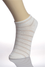 Chaussettes courantes chaudes en nylon blanches, coton organique Breathbale aucune chaussettes courantes de boursouflure