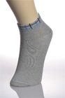 Coton organique chaussettes courantes gris/noir de nylon avec le service d'OEM