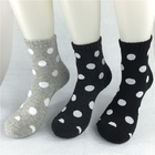 Chaussettes en bambou noires/grises de chaussettes organiques de coton de tissus antibactériens, de coton