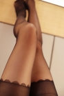Nylon fait sur commande de guêtres de Logo Fashionable Cute Sexy Stockings