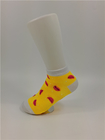 Les chaussettes pures de coton de tissus antibactériens avec Elastane aucune exposition cogne le type