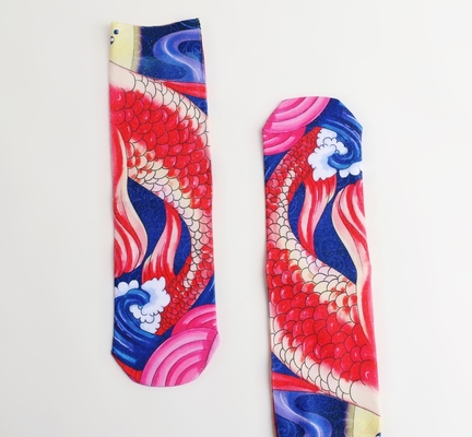 L'image colorée à séchage rapide 3D a imprimé l'au sol Toe Customized des chaussettes DTM